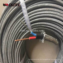 China fibra de vidrio aisló el alambre de la extensión del termopar del tipo k